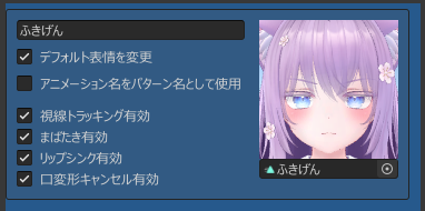 用于固定的表情模式